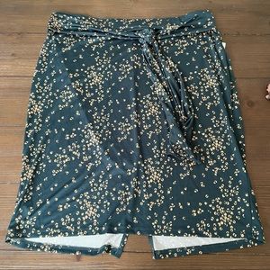 Halogen Nordstrom emerald green split dot pullover pencil skirt NWT SIZE XL